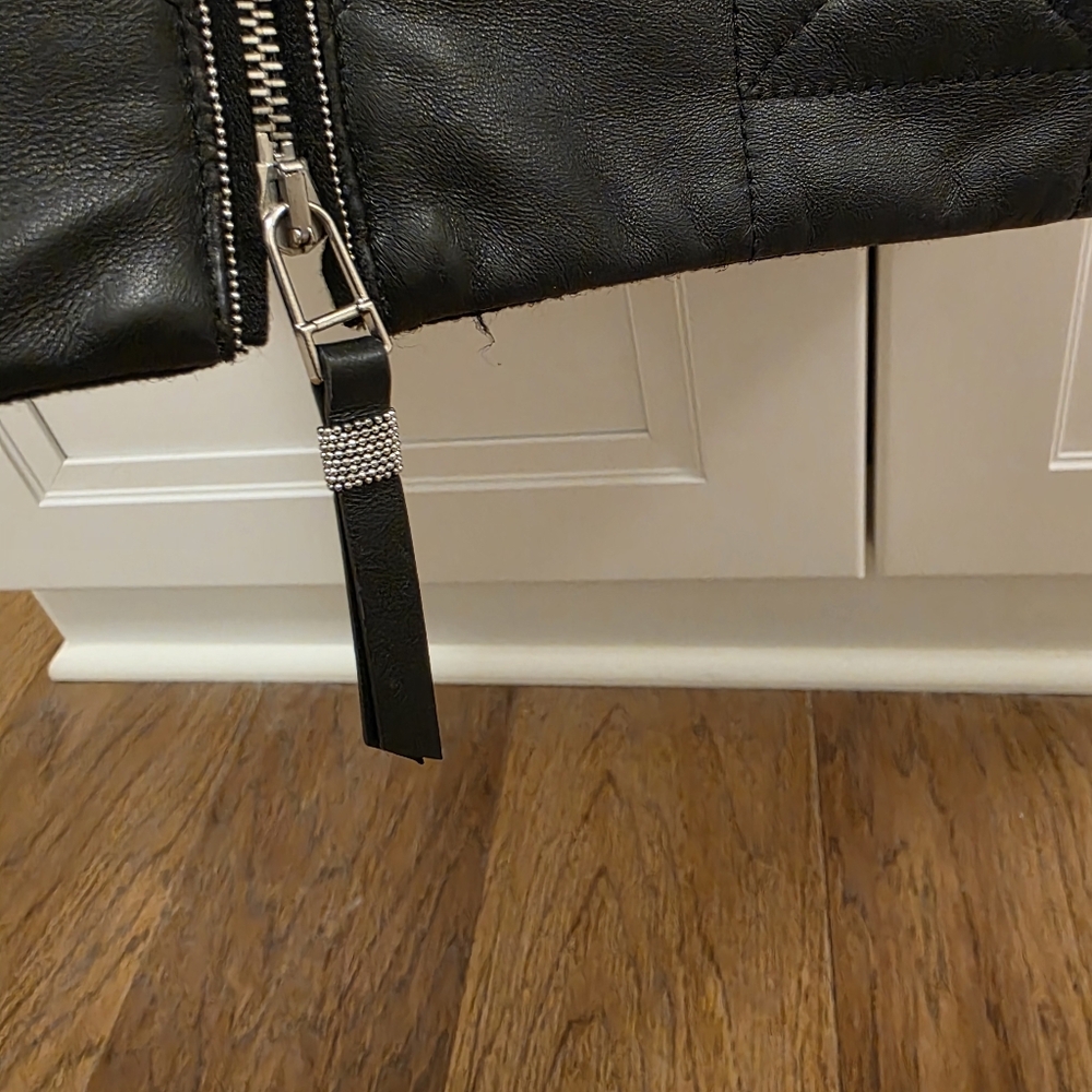 🔥Lafayette 148 Black 💯 Leather Vest - Picture 12 of 17